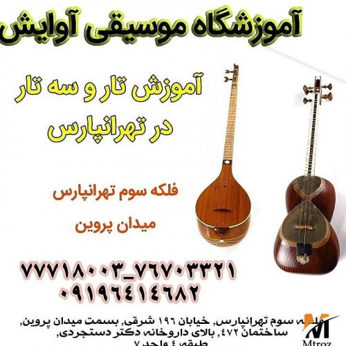 آموزش تخصصی تار و سه تار  در تهرانپارس